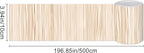 HOMETITUTE Wallpaper Border Peel and Stick Wall Border Beige Bamboo Texture - Image 3