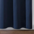 LEMOMO Navy Blue Thermal Blackout Curtains/42 x 95 Inch/Set of 2 Panels Room - Image 8
