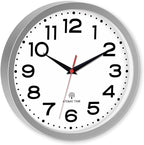 Roymnie Atomic Wall Clock 12 Inch, Modern Clock Battery Operated Classic Analog - Image 2
