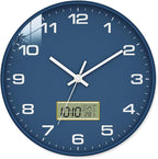 12 Inch Wall Clock, Silent Non-Ticking Analog by lanktoo