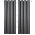 LEMOMO Blackout Curtains 52 x 120 Inch Long Frost Grey Curtains Set of 2 Panels - Image 2