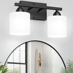 Black Bathroom Lights Over Mirror, Anti-rust Vanity Light Fixture by Dekang