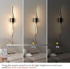 Plug in Wall Sconces Set of 2, Modern Plug in Sconce - Image 5