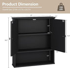 Bathroom Wall Cabinet with Mirror, Bathroom Mirror Cabinet Wall Mounted - Image 3