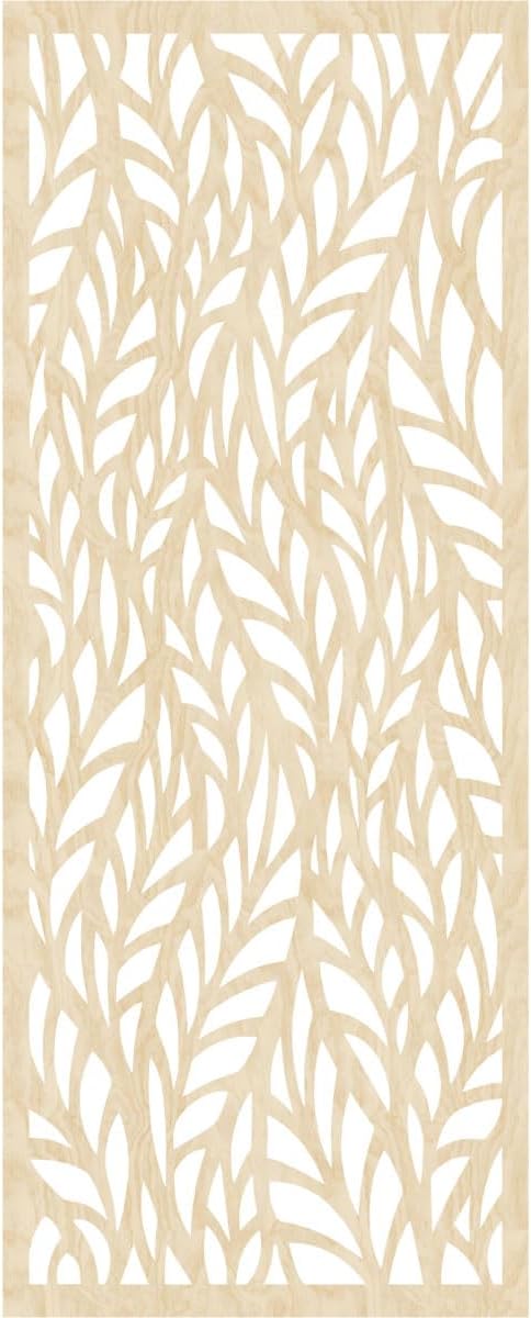17 3/8"W x 44 3/8"H x 1/4"T Ortonville Decorative Fretwork Wood Wall Panels - Image 2