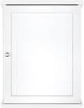 MCS 23x18 White Medicine Cabinet Organizer, Wall Mounted Bathroom Cabinet by MCSIndustriesInc