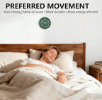 Wall Clock, 8 Inch Wall Clocks Battery Operated, Modern Non Ticking Silent - Image 4