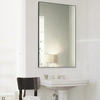 Modern Simple Black Frame 40x24Inch Mirror by Unknown