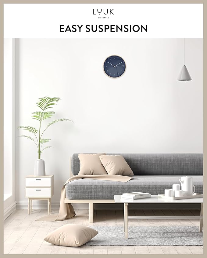 LUUK LIFESTYLE Modern Quartz wall Clock - Image 6