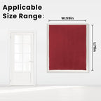 Self Adhesive Curtains, Stick Curtain Blackout Shades Window Cover Curtains - Image 7