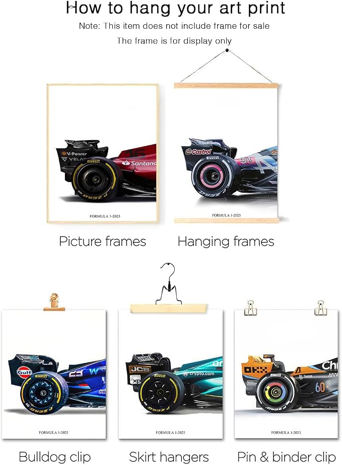 CSLGQGV Car Posters Classical Supercar Prints Vintage Racing Car Canvas Painting - Image 5