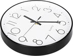 Wall Clock 12 Inch Silent Non-Ticking Modern Wall Clocks Battery Operated - Image 4