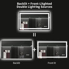 LOAAO 48"X28" LED Bathroom Mirror - Image 6