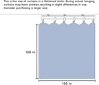 MaKefeile Room Divider Curtains Total Blackout Privacy Curtain Panel Room - Image 7