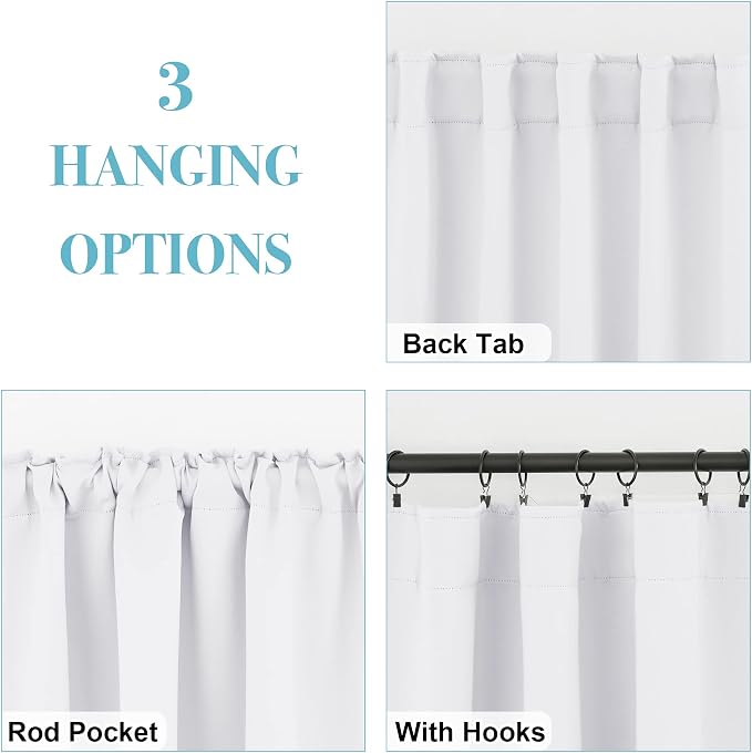 RYB HOME Bathroom Window Curtains - Image 6