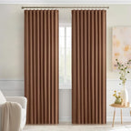 MIULEE Back Tab Blackout Curtains 84 Inch Length 2 Panels Set - Image 9