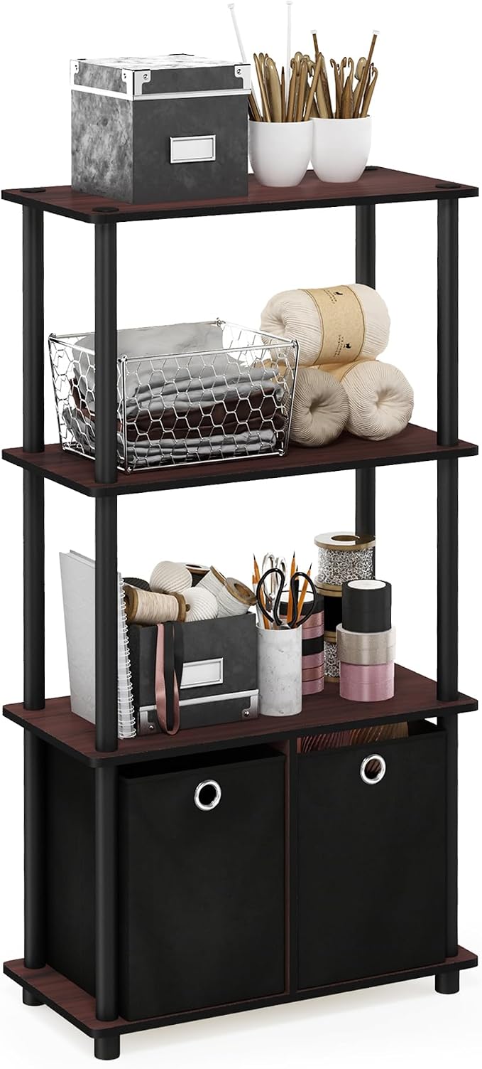 Furinno GO GREEN Storage Shelf Set of 2, 4-Tier Storage Rack - Image 4