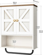 CHOEZON Bathroom Wall Cabinet, Medicine Cabinet - Image 3