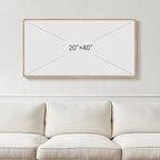 Framed Boho Beach Coastal Wall Art - Image 3