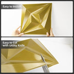 AMZDEPOT 3D Wall Panels for Interior Wall Decor, 3 Layout Options PVC Textured - Image 5