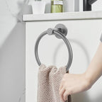 SetSail Towel Holder for Bathroom Wall Mounted Screw-in Towel Ring Stainless - Image 7