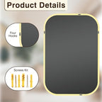 FICTOR Bathroom Vanity Mirror for Wall, 2 Pack 26" x 38" Rectangle Bathroom - Image 8