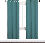 NICETOWN Bedroom Curtain Panels Blackout Draperies, Thermal Insulated Solid - Image 2