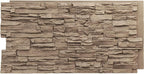EverStone Canyon Ridge Faux Stone Panel, 45 3/4"W x 24 1/2"H x 1 1/4"D by EkenaMillwork