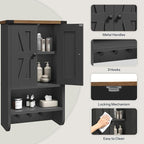 MAHANCRIS Bathroom Wall Cabinet, Farmhouse Medicine Cabinet - Image 7