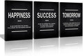 KAWAHONE Success Quotes Wall Art, Motivational Entrepreneur Tomorrow Poster by KAWAHONE