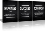 KAWAHONE Success Quotes Wall Art, Motivational Entrepreneur Tomorrow Poster by KAWAHONE