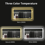 LOAAO 48"X28" LED Bathroom Mirror - Image 5