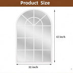 Arch Wall Mirror Mounted Decorative, Arched Window Pane Mirror - Image 6