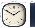 JONES CLOCKS® Marvel Wall Clock | Modern Retro Rounded Square Clock | 10 inch | - Image 4