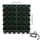 Self Watering Planters with Timer and Rain Sensor, 36-Pocket Wall Mounted - Image 5