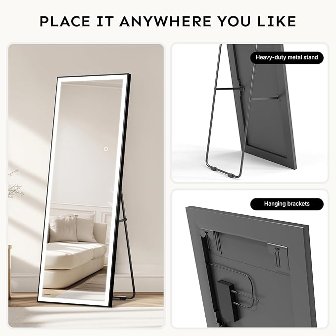 Kosmonia 56×18 LED Full Length Mirror - Image 6