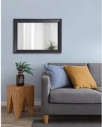 AAZZKANG Black Mirrors for Wall Rectangle Wood Framed Large 20"x16" Decorative - Image 7