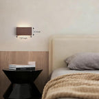 Wood Linear LED Wall Sconce, Dimmable Wall Light, Wood Long Wall Lamp Hallway - Image 2