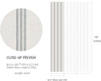 RollsRolla Modern Navy and White Striped Peel and Stick Wallpaper, French - Image 3