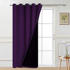 Yakamok 100% Blackout Lined Panels, Thermal Insulated Blackout Curtains by Yakamok
