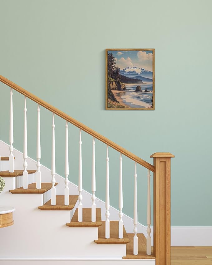 InSimSea Framed Canvas Wall Art, Vintage National Park Art - Image 3