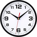 Wall Clock Silent Non-Ticking Modern Clocks Battery Operated 8 Inch Small by Warminn