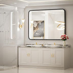 40X30 Inch Black Bathroom Mirror - Image 2
