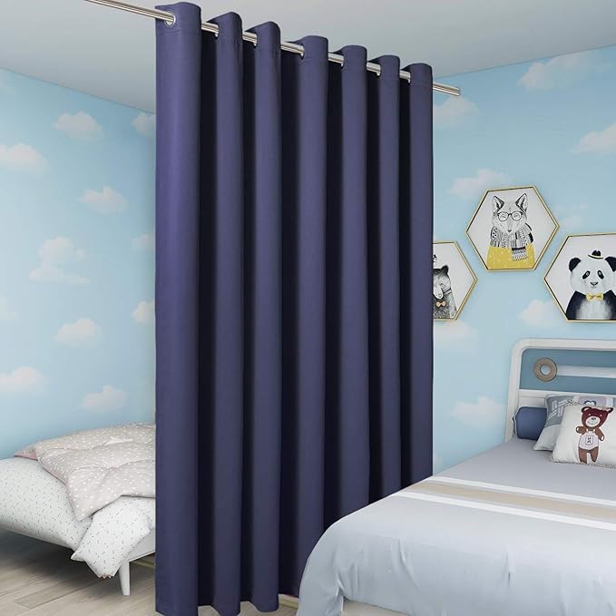 BONZER Room Divider Curtain Total Privacy Wall Extra Wide Thermal Insulated - Image 4