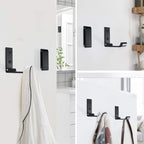 Folding Coat Hooks, Matte Black Wall Hooks - Image 7