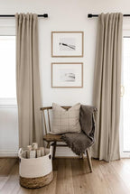 100% Blackout Shield Linen Blackout Curtains - Image 6