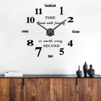 VANGOLD Large DIY Wall Clock Modern 3D Wall Clock - Image 9