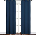 NICETOWN Window Curtain Panels, Thermal Insulated Solid Grommet Blackout - Image 2