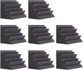 8 Pack - Bass Traps Acoustic Foam Corner, High Density and Fire-Proof Acoustic by SODOCT