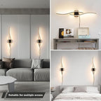 Daunton Modern Plug in Wall Sconces Set of Two, RC Dimmable LED Plug in Wall - Image 4